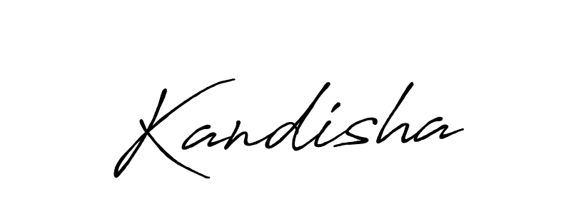 Create a beautiful signature design for name Kandisha. With this signature (Antro_Vectra_Bolder) fonts, you can make a handwritten signature for free. Kandisha signature style 7 images and pictures png