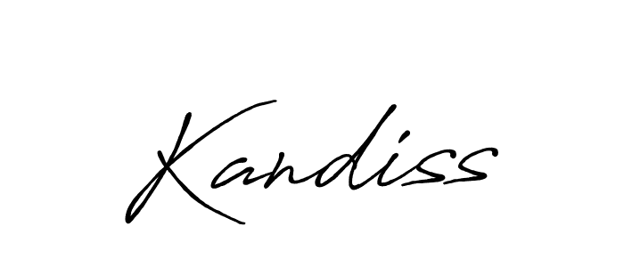 Design your own signature with our free online signature maker. With this signature software, you can create a handwritten (Antro_Vectra_Bolder) signature for name Kandiss. Kandiss signature style 7 images and pictures png