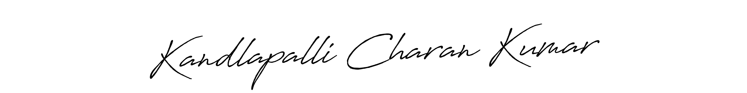 This is the best signature style for the Kandlapalli Charan Kumar name. Also you like these signature font (Antro_Vectra_Bolder). Mix name signature. Kandlapalli Charan Kumar signature style 7 images and pictures png