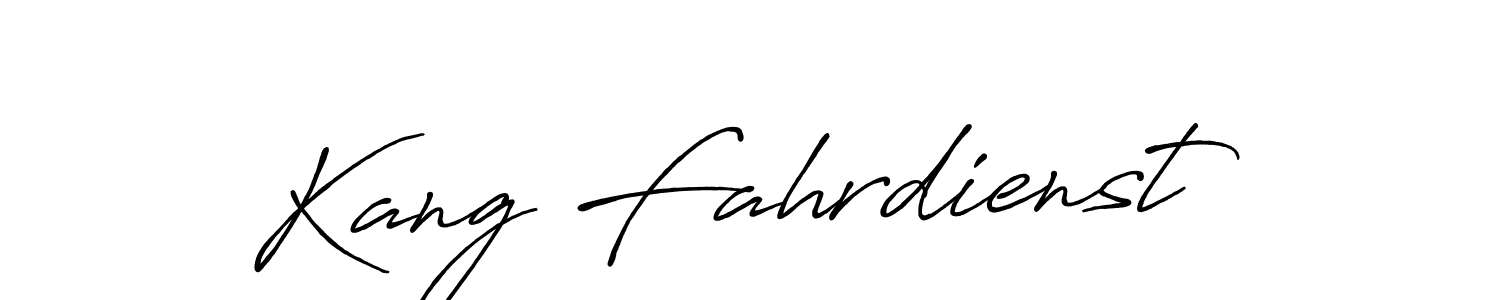 The best way (Antro_Vectra_Bolder) to make a short signature is to pick only two or three words in your name. The name Kang Fahrdienst include a total of six letters. For converting this name. Kang Fahrdienst signature style 7 images and pictures png