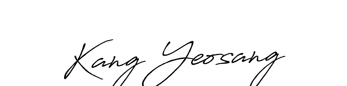 Also we have Kang Yeosang name is the best signature style. Create professional handwritten signature collection using Antro_Vectra_Bolder autograph style. Kang Yeosang signature style 7 images and pictures png