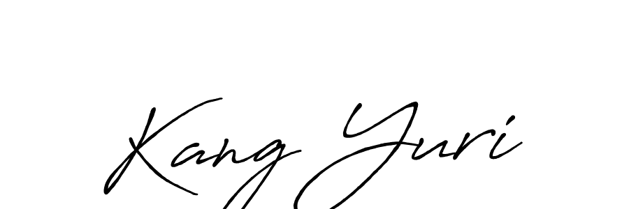 if you are searching for the best signature style for your name Kang Yuri. so please give up your signature search. here we have designed multiple signature styles  using Antro_Vectra_Bolder. Kang Yuri signature style 7 images and pictures png