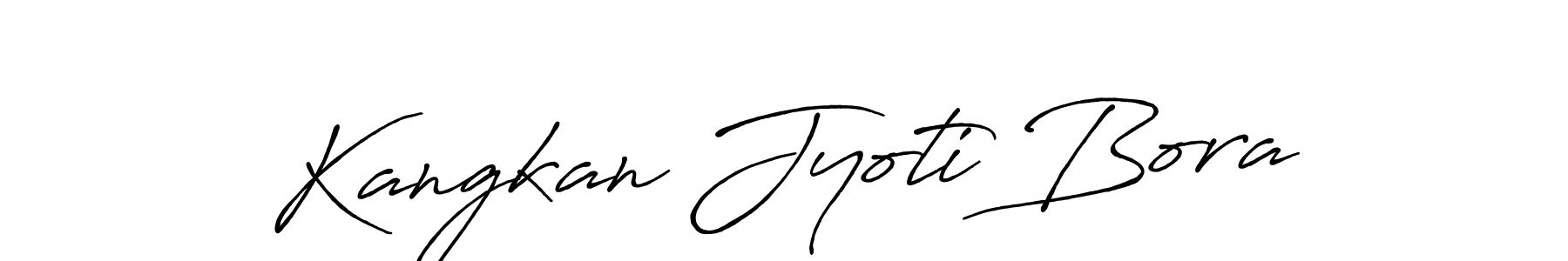 Design your own signature with our free online signature maker. With this signature software, you can create a handwritten (Antro_Vectra_Bolder) signature for name Kangkan Jyoti Bora. Kangkan Jyoti Bora signature style 7 images and pictures png