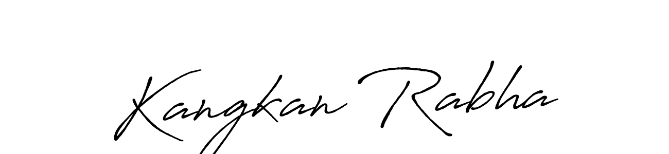 It looks lik you need a new signature style for name Kangkan Rabha. Design unique handwritten (Antro_Vectra_Bolder) signature with our free signature maker in just a few clicks. Kangkan Rabha signature style 7 images and pictures png