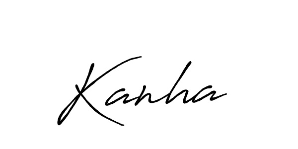 Kanha  stylish signature style. Best Handwritten Sign (Antro_Vectra_Bolder) for my name. Handwritten Signature Collection Ideas for my name Kanha . Kanha  signature style 7 images and pictures png