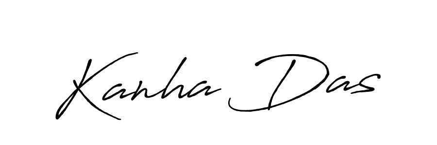 Use a signature maker to create a handwritten signature online. With this signature software, you can design (Antro_Vectra_Bolder) your own signature for name Kanha Das. Kanha Das signature style 7 images and pictures png