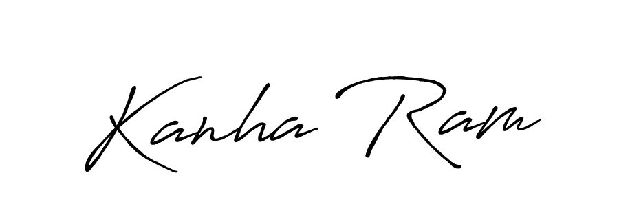 Also You can easily find your signature by using the search form. We will create Kanha Ram name handwritten signature images for you free of cost using Antro_Vectra_Bolder sign style. Kanha Ram signature style 7 images and pictures png