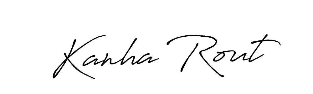 Also we have Kanha Rout name is the best signature style. Create professional handwritten signature collection using Antro_Vectra_Bolder autograph style. Kanha Rout signature style 7 images and pictures png