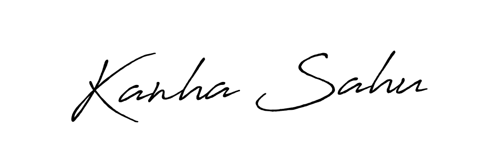 It looks lik you need a new signature style for name Kanha Sahu. Design unique handwritten (Antro_Vectra_Bolder) signature with our free signature maker in just a few clicks. Kanha Sahu signature style 7 images and pictures png