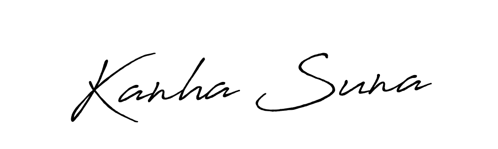 Here are the top 10 professional signature styles for the name Kanha Suna. These are the best autograph styles you can use for your name. Kanha Suna signature style 7 images and pictures png