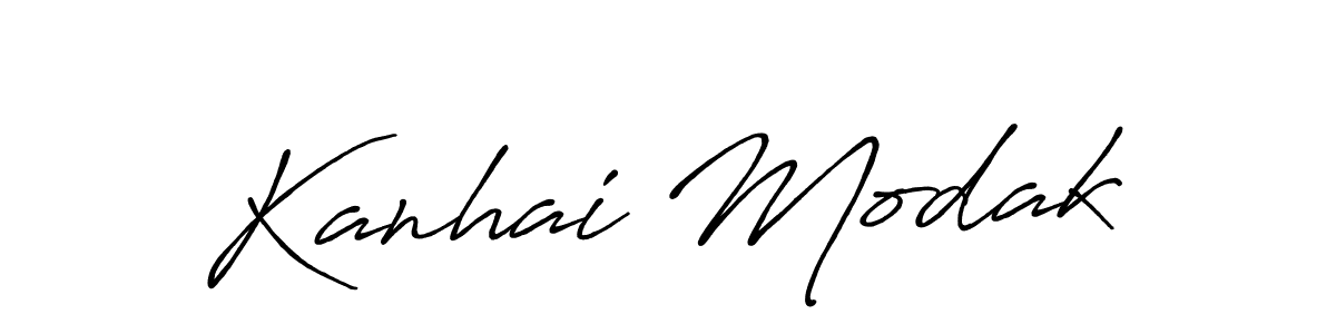 Once you've used our free online signature maker to create your best signature Antro_Vectra_Bolder style, it's time to enjoy all of the benefits that Kanhai Modak name signing documents. Kanhai Modak signature style 7 images and pictures png