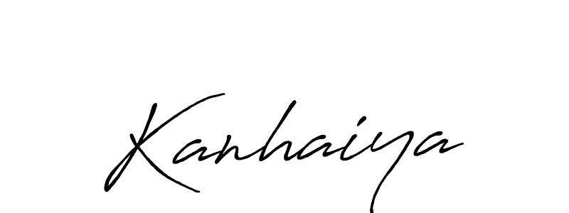 How to make Kanhaiya name signature. Use Antro_Vectra_Bolder style for creating short signs online. This is the latest handwritten sign. Kanhaiya signature style 7 images and pictures png