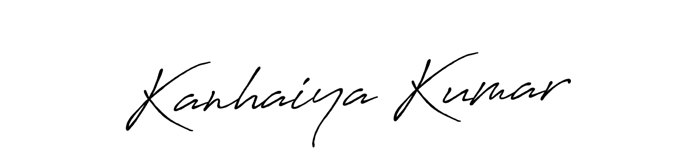 It looks lik you need a new signature style for name Kanhaiya Kumar. Design unique handwritten (Antro_Vectra_Bolder) signature with our free signature maker in just a few clicks. Kanhaiya Kumar signature style 7 images and pictures png