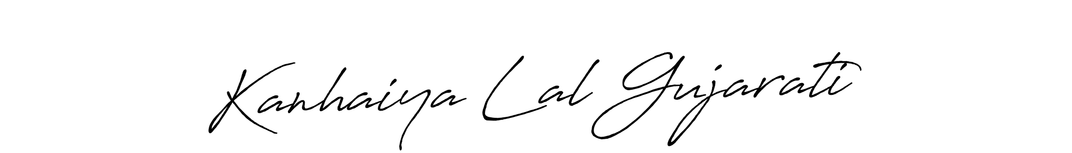 How to make Kanhaiya Lal Gujarati signature? Antro_Vectra_Bolder is a professional autograph style. Create handwritten signature for Kanhaiya Lal Gujarati name. Kanhaiya Lal Gujarati signature style 7 images and pictures png