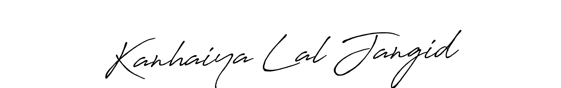 Kanhaiya Lal Jangid stylish signature style. Best Handwritten Sign (Antro_Vectra_Bolder) for my name. Handwritten Signature Collection Ideas for my name Kanhaiya Lal Jangid. Kanhaiya Lal Jangid signature style 7 images and pictures png