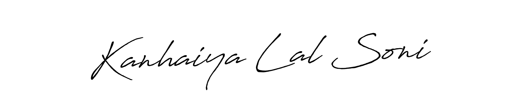 Kanhaiya Lal Soni stylish signature style. Best Handwritten Sign (Antro_Vectra_Bolder) for my name. Handwritten Signature Collection Ideas for my name Kanhaiya Lal Soni. Kanhaiya Lal Soni signature style 7 images and pictures png