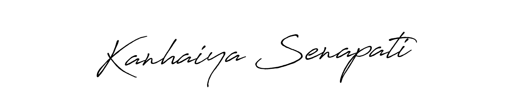 Kanhaiya Senapati stylish signature style. Best Handwritten Sign (Antro_Vectra_Bolder) for my name. Handwritten Signature Collection Ideas for my name Kanhaiya Senapati. Kanhaiya Senapati signature style 7 images and pictures png