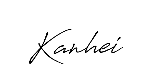Design your own signature with our free online signature maker. With this signature software, you can create a handwritten (Antro_Vectra_Bolder) signature for name Kanhei. Kanhei signature style 7 images and pictures png