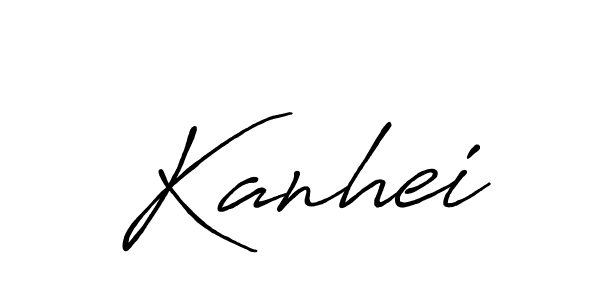 Design your own signature with our free online signature maker. With this signature software, you can create a handwritten (Antro_Vectra_Bolder) signature for name Kanhei. Kanhei signature style 7 images and pictures png