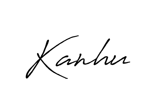 Once you've used our free online signature maker to create your best signature Antro_Vectra_Bolder style, it's time to enjoy all of the benefits that Kanhu name signing documents. Kanhu signature style 7 images and pictures png