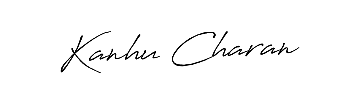 if you are searching for the best signature style for your name Kanhu Charan. so please give up your signature search. here we have designed multiple signature styles  using Antro_Vectra_Bolder. Kanhu Charan signature style 7 images and pictures png