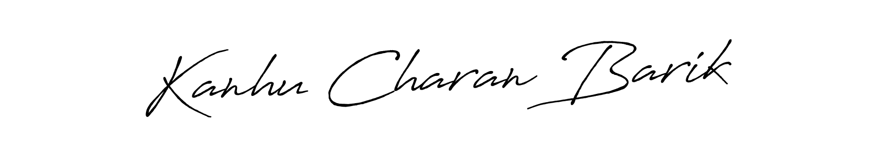 Kanhu Charan Barik stylish signature style. Best Handwritten Sign (Antro_Vectra_Bolder) for my name. Handwritten Signature Collection Ideas for my name Kanhu Charan Barik. Kanhu Charan Barik signature style 7 images and pictures png