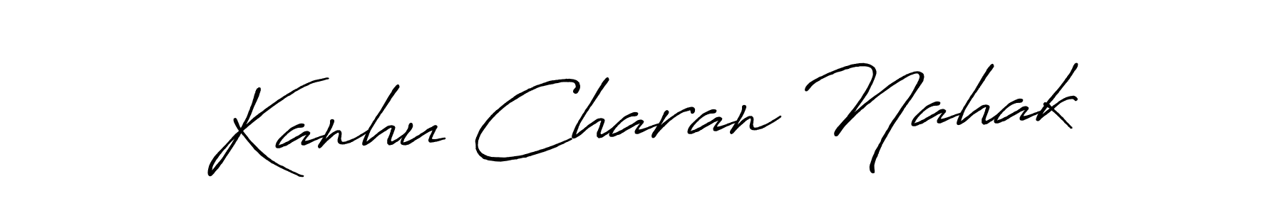 You should practise on your own different ways (Antro_Vectra_Bolder) to write your name (Kanhu Charan Nahak) in signature. don't let someone else do it for you. Kanhu Charan Nahak signature style 7 images and pictures png