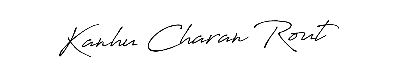 Use a signature maker to create a handwritten signature online. With this signature software, you can design (Antro_Vectra_Bolder) your own signature for name Kanhu Charan Rout. Kanhu Charan Rout signature style 7 images and pictures png