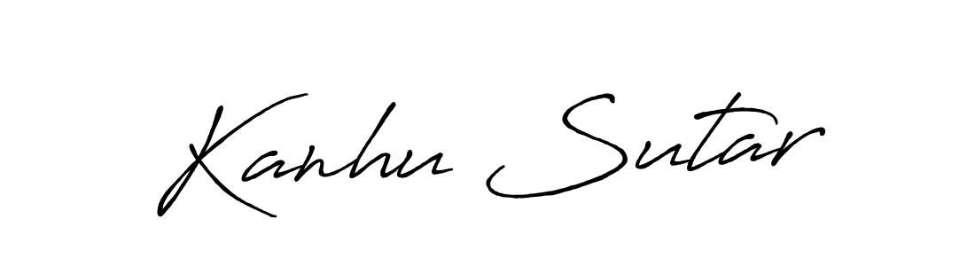 It looks lik you need a new signature style for name Kanhu Sutar. Design unique handwritten (Antro_Vectra_Bolder) signature with our free signature maker in just a few clicks. Kanhu Sutar signature style 7 images and pictures png
