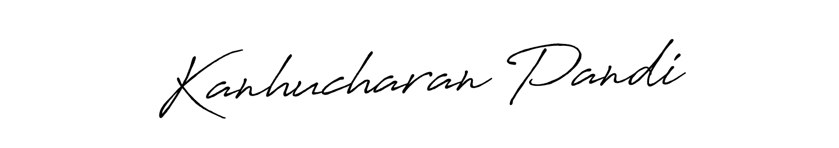 How to make Kanhucharan Pandi signature? Antro_Vectra_Bolder is a professional autograph style. Create handwritten signature for Kanhucharan Pandi name. Kanhucharan Pandi signature style 7 images and pictures png