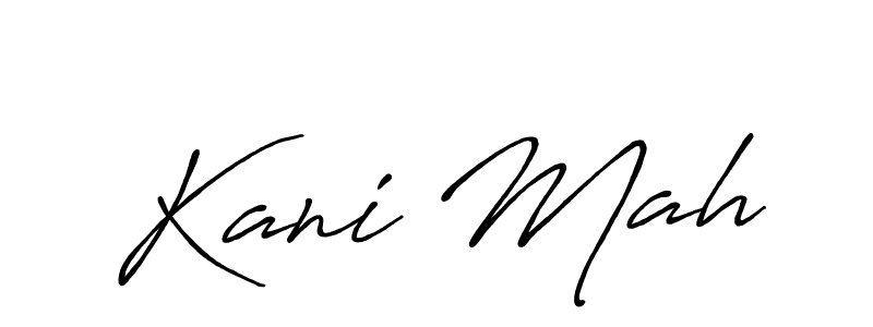 You can use this online signature creator to create a handwritten signature for the name Kani Mah. This is the best online autograph maker. Kani Mah signature style 7 images and pictures png