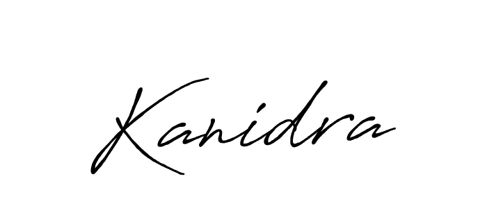 Make a beautiful signature design for name Kanidra. With this signature (Antro_Vectra_Bolder) style, you can create a handwritten signature for free. Kanidra signature style 7 images and pictures png
