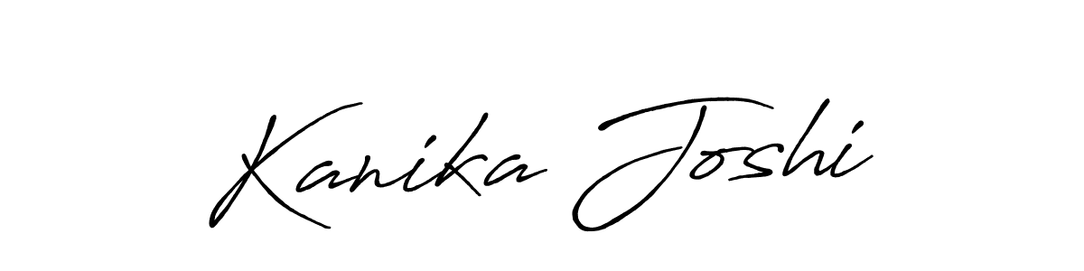Also You can easily find your signature by using the search form. We will create Kanika Joshi name handwritten signature images for you free of cost using Antro_Vectra_Bolder sign style. Kanika Joshi signature style 7 images and pictures png