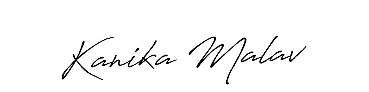 The best way (Antro_Vectra_Bolder) to make a short signature is to pick only two or three words in your name. The name Kanika Malav include a total of six letters. For converting this name. Kanika Malav signature style 7 images and pictures png