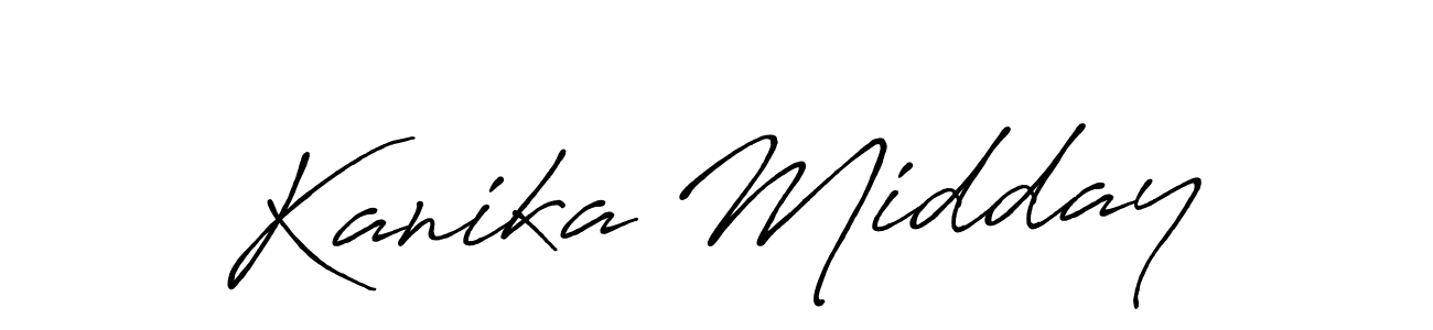 You can use this online signature creator to create a handwritten signature for the name Kanika Midday. This is the best online autograph maker. Kanika Midday signature style 7 images and pictures png