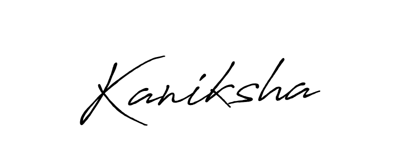 Design your own signature with our free online signature maker. With this signature software, you can create a handwritten (Antro_Vectra_Bolder) signature for name Kaniksha. Kaniksha signature style 7 images and pictures png
