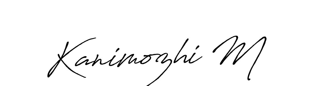 See photos of Kanimozhi M official signature by Spectra . Check more albums & portfolios. Read reviews & check more about Antro_Vectra_Bolder font. Kanimozhi M signature style 7 images and pictures png