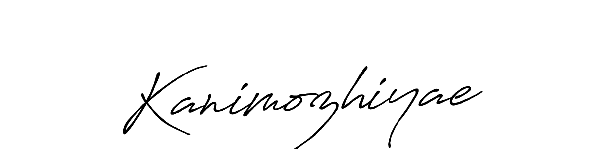 Design your own signature with our free online signature maker. With this signature software, you can create a handwritten (Antro_Vectra_Bolder) signature for name Kanimozhiyae. Kanimozhiyae signature style 7 images and pictures png