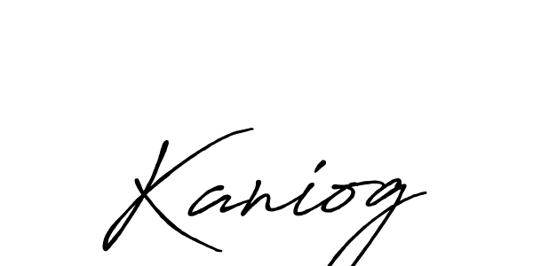 Make a beautiful signature design for name Kaniog. Use this online signature maker to create a handwritten signature for free. Kaniog signature style 7 images and pictures png