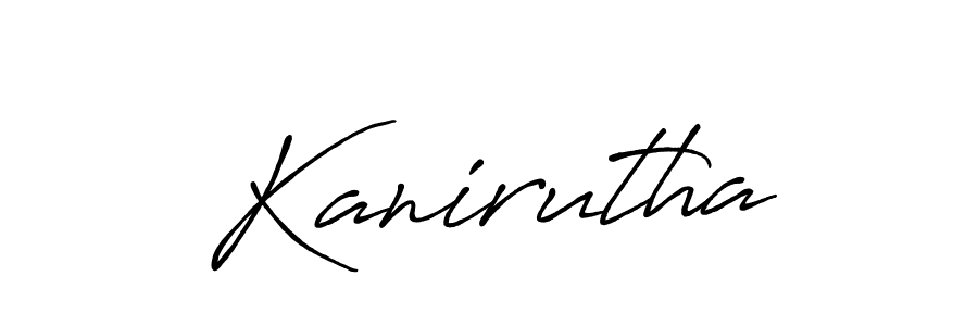 The best way (Antro_Vectra_Bolder) to make a short signature is to pick only two or three words in your name. The name Kanirutha include a total of six letters. For converting this name. Kanirutha signature style 7 images and pictures png