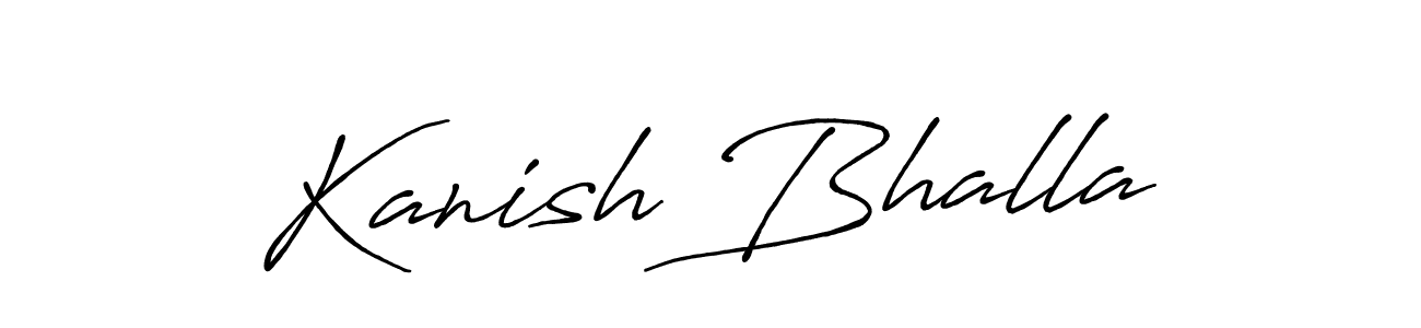 You can use this online signature creator to create a handwritten signature for the name Kanish Bhalla. This is the best online autograph maker. Kanish Bhalla signature style 7 images and pictures png