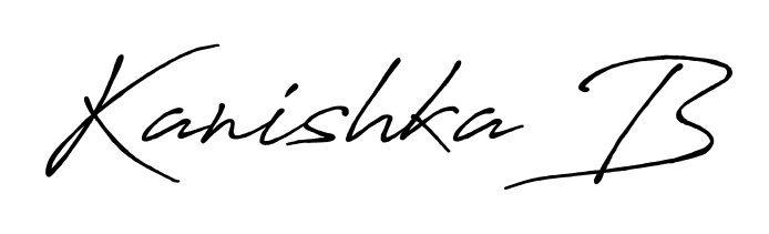 If you are searching for the best signature style for your name Kanishka B, here we have designed multiple signature styles using Antro_Vectra_Bolder. Kanishka B signature style 7 images and pictures png