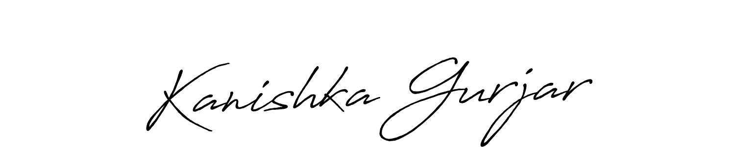 Also You can easily find your signature by using the search form. We will create Kanishka Gurjar name handwritten signature images for you free of cost using Antro_Vectra_Bolder sign style. Kanishka Gurjar signature style 7 images and pictures png