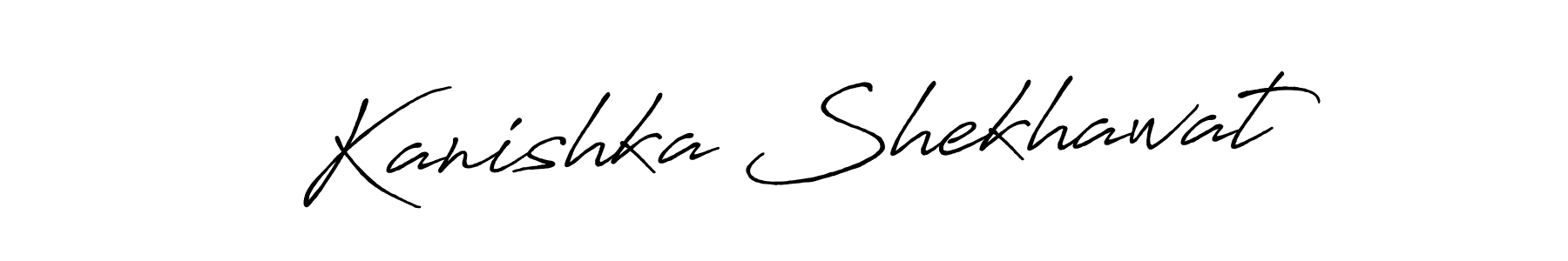 Make a short Kanishka Shekhawat signature style. Manage your documents anywhere anytime using Antro_Vectra_Bolder. Create and add eSignatures, submit forms, share and send files easily. Kanishka Shekhawat signature style 7 images and pictures png