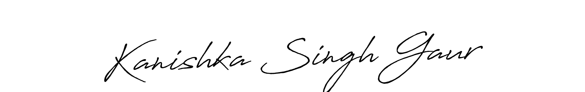 Once you've used our free online signature maker to create your best signature Antro_Vectra_Bolder style, it's time to enjoy all of the benefits that Kanishka Singh Gaur name signing documents. Kanishka Singh Gaur signature style 7 images and pictures png