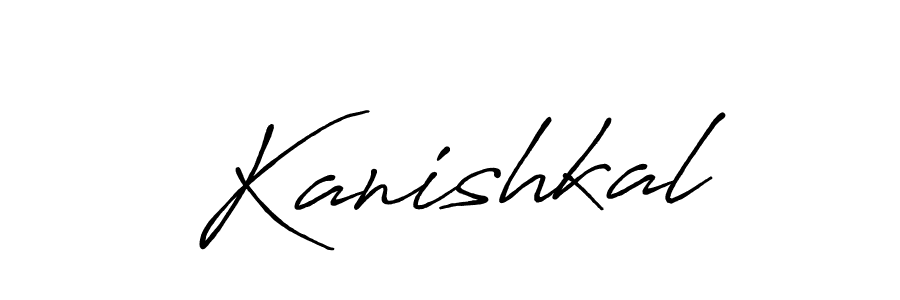 Similarly Antro_Vectra_Bolder is the best handwritten signature design. Signature creator online .You can use it as an online autograph creator for name Kanishkal. Kanishkal signature style 7 images and pictures png