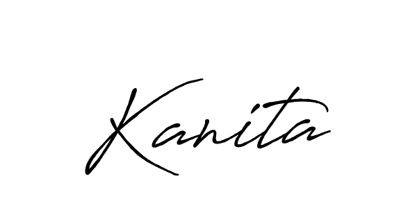 Once you've used our free online signature maker to create your best signature Antro_Vectra_Bolder style, it's time to enjoy all of the benefits that Kanita name signing documents. Kanita signature style 7 images and pictures png