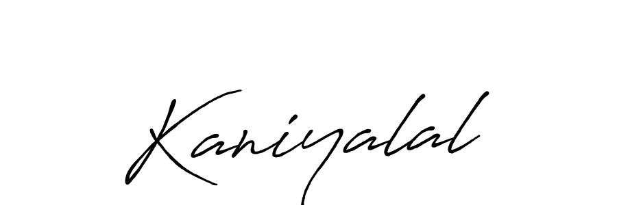 if you are searching for the best signature style for your name Kaniyalal. so please give up your signature search. here we have designed multiple signature styles  using Antro_Vectra_Bolder. Kaniyalal signature style 7 images and pictures png