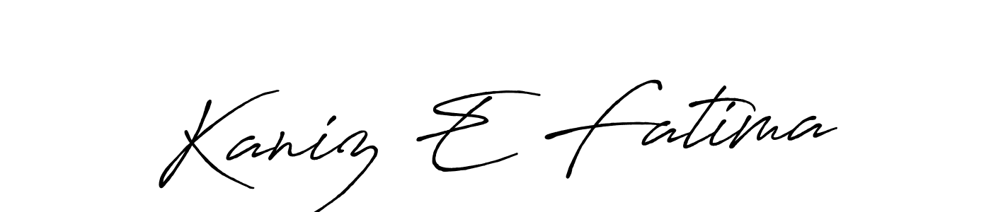 The best way (Antro_Vectra_Bolder) to make a short signature is to pick only two or three words in your name. The name Kaniz E Fatima include a total of six letters. For converting this name. Kaniz E Fatima signature style 7 images and pictures png
