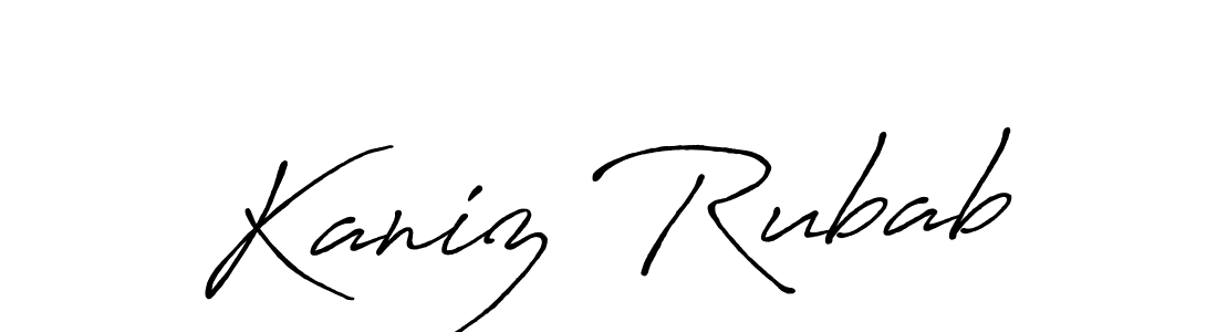 Similarly Antro_Vectra_Bolder is the best handwritten signature design. Signature creator online .You can use it as an online autograph creator for name Kaniz Rubab. Kaniz Rubab signature style 7 images and pictures png